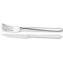Ver imagem 1 de Jogo de Talheres Garfo e Faca Churrasco Inox Siena Brinox Mesa Posta 24 Peças