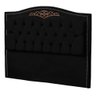 Cabeceira Kate para Cama de Casal 1,40 Veludo Preto Bz Home Decor - 2
