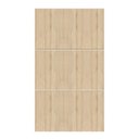 Ver imagem 2 de Mesa de Reunião com Painel de TV 200cm Macadâmia com Branco F5 Office
