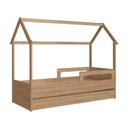 Ver imagem 2 de Bicama Casinha Montessoriana Solteiro Aveiro Oak Sorriso Shop Jm