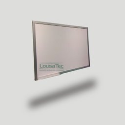 Quadro Branco Liso Reto 120x100cm - Lousa Profissional - Moldura de Alumínio - 3
