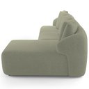 Ver imagem 7 de Sofá 4 Lugares com Chaise Direito Sala Living 288cm Arlo F04 Bouclê Oliva - Lyam Decor