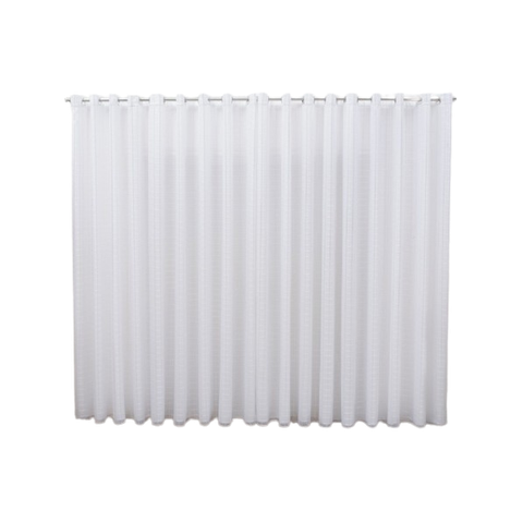 Cortina 4,00x2,30 Sala Quarto Cozinha Voil Forro Blackout:xadrez Branco