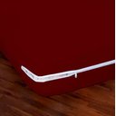 Ver imagem 3 de Capa De Colchão Casal Padrão - Malha Gel Com Zíper:Vinho