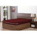 Ver imagem 1 de Capa De Colchão Casal Padrão - Malha Gel Com Zíper:Vinho