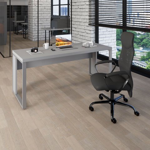 Escrivaninha Industrial 190cm X 60cm Pés Metal F5 Office