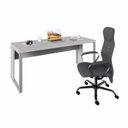 Ver imagem 2 de Escrivaninha Industrial 190cm X 60cm Pés Metal F5 Office