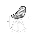 Ver imagem 2 de Cadeira para Sala de Jantar Kayla PP Eiffel