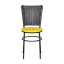 Ver imagem 3 de 6 Cadeiras para Mesa Preta Hawai Marrom:amarelo