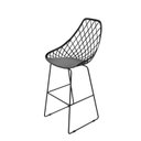 Ver imagem 1 de Banqueta para Cozinha 106,5cm Kaila Quad Preto
