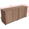 Armário Baixo para Escritório com 4 Portas - 2
