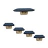 Kit com Prateleira e 04 Degraus Pet Gatos Escada Playground - 4
