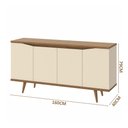 Ver imagem 3 de Buffet para Sala 4 Portas Off White Noce Casa D