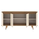 Ver imagem 2 de Buffet para Sala 4 Portas Off White Noce Casa D