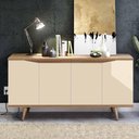 Ver imagem 4 de Buffet para Sala 4 Portas Off White Noce Casa D