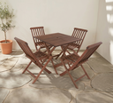 Ver imagem 1 de Mesa com 4 Cadeiras Dobráveis Artek com Furo Ombrelone