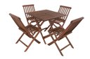 Ver imagem 2 de Mesa com 4 Cadeiras Dobráveis Artek com Furo Ombrelone