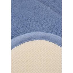 Tapete de Banheiro Super Soft Camesa Antiderrapante Macio Azul - 3