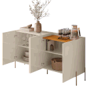 Ver imagem 4 de Buffet Aparador para Sala de Jantar 4 Portas Katia Cinamomo/Off White