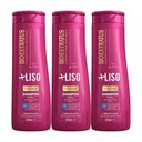 Ver imagem 1 de Kit 3 Shampoo Mais Liso 350ml Bioextratus 13798
