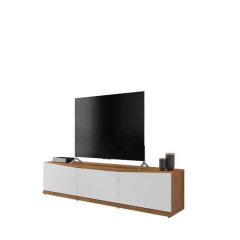 Rack Eros 180 Cm Cor:cedro/branco