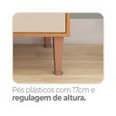 Ver imagem 6 de Cozinha 90cm 4 Portas 1 Gaveta com Nichos Yescasa Bege/Cinamomo/Off White