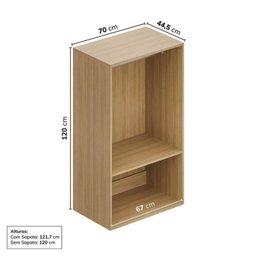 Módulo 70x120 4 Portas Frame Cabecasa madeiramadeira - 5