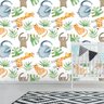 Papel de Parede Infantil - Safari Aquarela Arte Destaque 1,50 Metros - 1