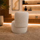 Ver imagem 5 de Poltrona Decorativa Bia Orgânica Boucle Recepção Sala Estar Quarto