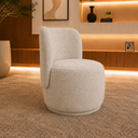 Ver imagem 3 de Poltrona Decorativa Bia Orgânica Boucle Recepção Sala Estar Quarto