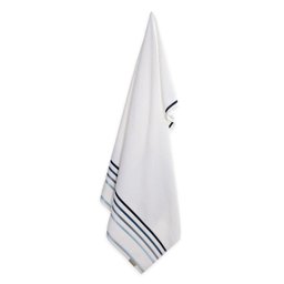 Toalha de Banho Karsten Fio Penteado Max Lumina Branco/ Azul - 2