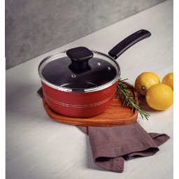 Panela Tramontina Tampa de vidro Sicília em Alumínio Antiaderente Starflon Vermelho Vermelho 20 cm 2 - 2