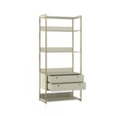 Ver imagem 6 de Conjunto De Estante P/ Livro Olivar 10 Prateleiras Abertos 143cm - Off White - Cor: Off White