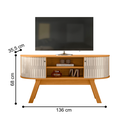 Ver imagem 2 de Rack para Tv 55 Polegadas Londres Cinamomo Off White