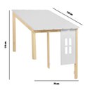 Ver imagem 2 de Kit Telhado Ii com Janelinha Casatema MadeiraOriginals Marrom/Branco
