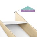 Ver imagem 4 de Kit Escadinha com Mini Escorregador Ii Casatema MadeiraOriginals Marrom/Branco
