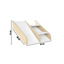 Ver imagem 2 de Kit Escadinha com Mini Escorregador Ii Casatema MadeiraOriginals Marrom/Branco