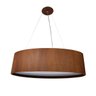 Pendente Lustre Oval Madeira 76cm Adrilustres Mel - 2