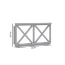 Ver imagem 3 de Grade de Proteção 50cm Casatema MadeiraOriginals Cinza