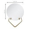 Espelho Redondo Decorativo 30cm Circle Mesa In House Decor - 4