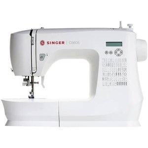 Maquina de Costura Eletronica Singer C5605 - 230383423 Branco 220 Volts