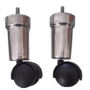 Ver imagem 3 de Kit Rodízios ou Rodinha para Cama Box Metalizado com 13cm de Altura com 8 Unidades