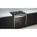 Ver imagem 3 de Fogão Fischer Gran Cheff de Embutir 5 Bocas Mesa de Vidro Com Dourador 110L Silver 220V 28550-65541
