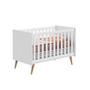 Ver imagem 7 de Quarto de Bebê Completo Retrô Berço 3 em 1 Cômoda Guarda Roupa Lunna Peternella