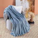 Ver imagem 2 de Cobertor Queen Marshmallow Manta Flannel Ultrasoft - Mirtilo
