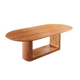Conjunto de Mesa Gardênia 2,00m 6 Cadeiras - Madeira Maciça Encosto Anatômico - Távoli Decor - 3