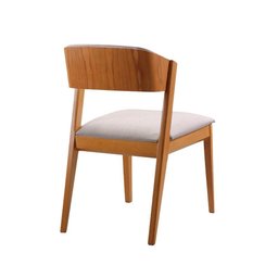 Conjunto de Mesa Gardênia 2,00m 6 Cadeiras - Madeira Maciça Encosto Anatômico - Távoli Decor - 5