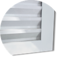 Ver imagem 4 de Porta de Cozinha Alumínio 80 Dir L25 V.Boreal Branco Brimak