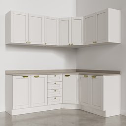 Cozinha Modulada 6 Peças com Tampo 3 Aéreos e 3 Balcões Arizona CabeCasa MadeiraMadeira - 9