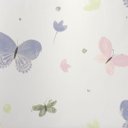 Ver imagem 2 de Papel de Parede Infantil Borboletas Lilás e Rosa Vinilico Lavável+cola para Aplicação